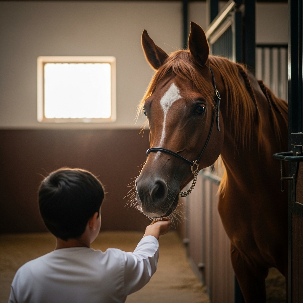 رعاية الخيول